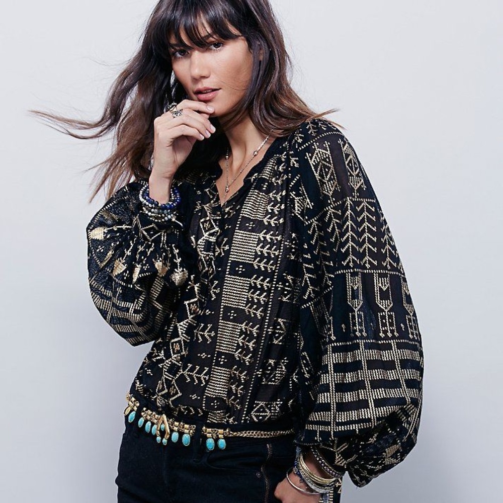 New Romantics Palacio Blouse Meduim